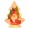 Stony Creek 8.5 Inch Gnomes W/Red Hat Christmas Tree Christmas Lighted Glass Accent , Winter Pines Santa